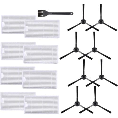 Replacement Parts for ILIFE-V3 V3S V3S Pro V5 V5S V5S Pro Vacuum Cleaner Filters Side Brushes Kit