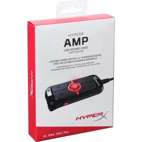 HyperX Amp 7.1 headset sound card 7.1 Headphone Sound Card for HyperX Cloud Alpha Silver Core accessory headset amp hx usccamss