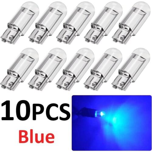 10* Hight Light Led Car Interior Decorative Ambient Light Backlight COB three-color transparent license reading / tail light 12V