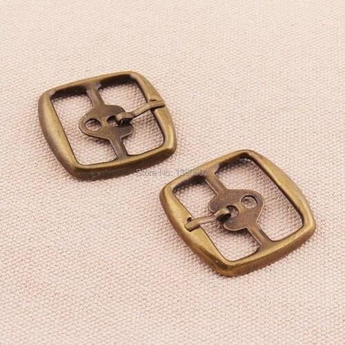 30pcs/lot 33mm bronze color metal pin buckle belt buckles for shoes garment adjustable buckle