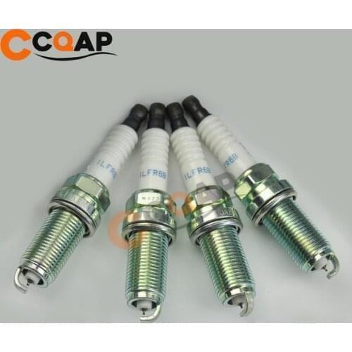 4 x LR005483 Spark Plugs ILFR6B For 08-11 Land Rover LR2 3.2 C30 S60 V50 Subaru Saab