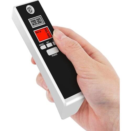 Alcohol Breath Tester Analyzer , Dual LCD Display Digital Alcohol Tester and Timer Analyzer Breathalyzer dropshiping