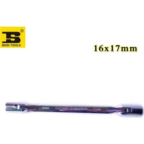 BOSI 16-17mm double flexible socket wrench,china top ten brand