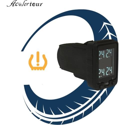 No Need Tire sensor TPMS ABS Tire Pressure Monitor Connect OBD Work Unit For Toyota Sienna Highlander 2014 Corolla Auris 2012