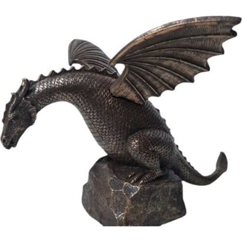 New Outdoor Water Dragon Simulation Dinosaur Flying Dragon Garden Decorative Ornaments Decorative Resin Ornaments