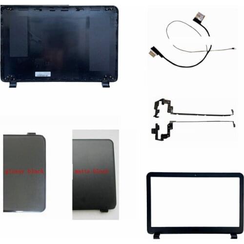 For HP 15-G 15-R 15-T 15-H 15.6" 760967-001 AP14D000C70 Laptop Top LCD Back Cover/LCD Bezel Screen Cover Front Frame/Hinges