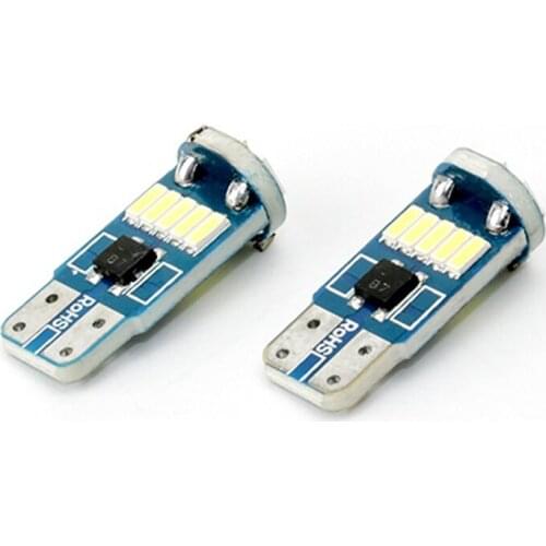 2Pcs T10 Led Canbus White 12V Daytime Running Lights W5W Led Car Dome Reading Light