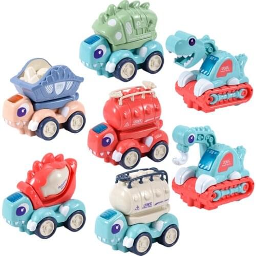Electric Engineering Dinosaur Car Toys Music&Light Drive forward Excavator Sand Truck Kids Children Educational Toys Gifts