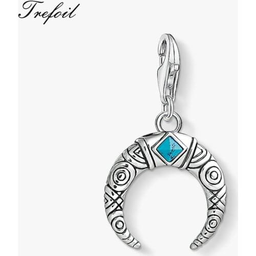 Maori Tiger Tooth Charms Pendant,2019 Fashion Jewelry 925 Sterling Silver Ethnic Gift For Women Men Fit Bracelet Necklace