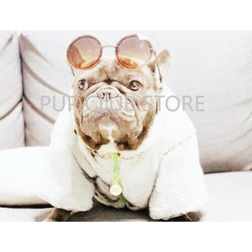 Pet Dog Fur Coat for Small Medium Dogs New Arrival Winter Warm Dog Jacket Frenchie Bulldog Schnauzer Pug Clothes PDC0173