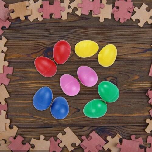 Plastic Egg Maracas Shakers Playful Plastic Percussion Children Kids Musical Toys Fun Gifts for Toddler