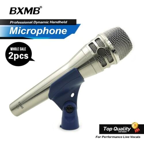 2pcs Grade A Quality Professional Super-cardioid KSM8N Wired Microphone KSM8 Dynamic Handheld Mic for Karaoke Live Vocals Stage