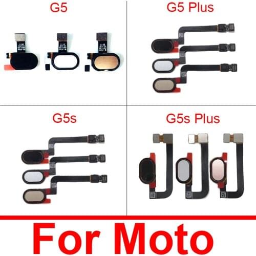 Home Button Flex Cable For Moto G5 G5 Plus XT1685 XT1684 XT1687 G5S G5s Plus Fingerprint Return Sensor Flex Cable Repair Parts