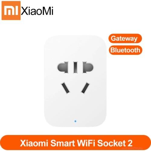 Xiaomi Mijia Smart WiFi Socket 2 Plug bluetooth gateway Versio APP Remote Control Timer Power Plug Power Detection Plug Work