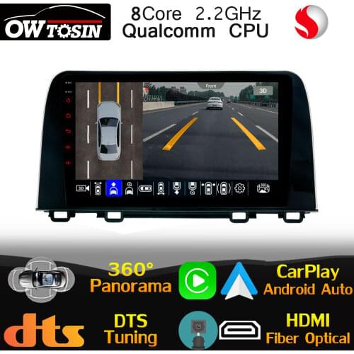 Qualcomm 8Core Android Car Radio GPS For Honda CRV CR-V 5 RT RW 2016-2021 HDMI 4G LTE 360 Camera HIFI DSP Head Unit Stereo Auto