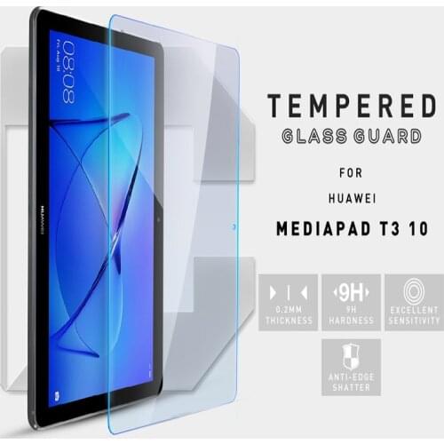9H Tempered Glass For Huawei Media Pad T3 10 Screen Protector Tablet 9.7" Tempered Glass Tablet Screen Protectors Film 2.5D