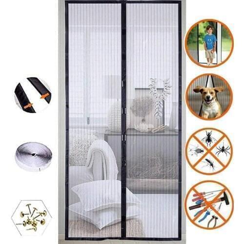 Summer Anti Mosquito Insect Fly Bug Curtains Magnetic Net Automatic Closing Door Screen Kitchen Curtain Drop Shipping