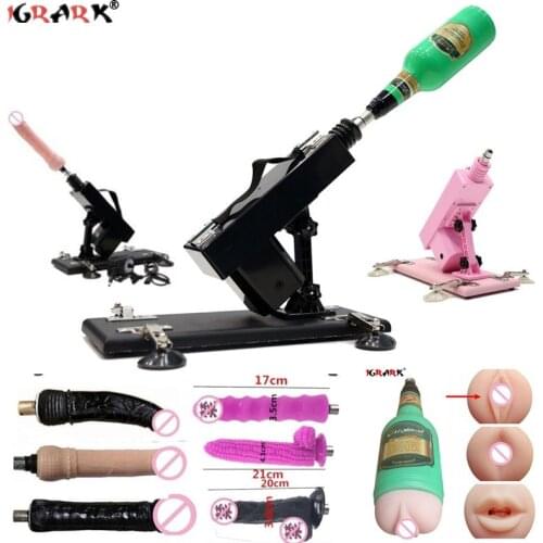 Automatic Thrusting Sex Machine Masturbator Gun Dildo Female Vibrator Sex Toys for Women Men 18+ Adults With Big Penis Vagina