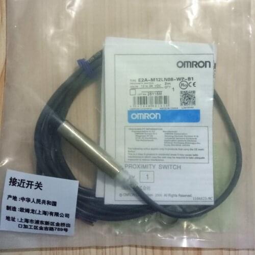 2PCS E2A-M12LN08-WP-B1 E2A-M12LN08-WP-C1 Omron Proximity Switch Sensor New High Quality