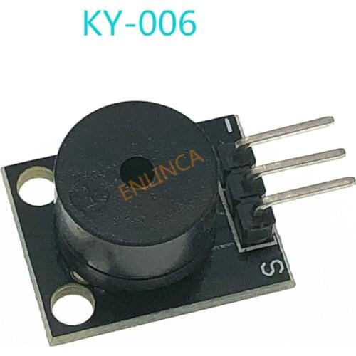 5pcs KY-006 3pin Miniature Passive Buzzer Alarm Sensor Module for Arduino diy Starter Kit KY006