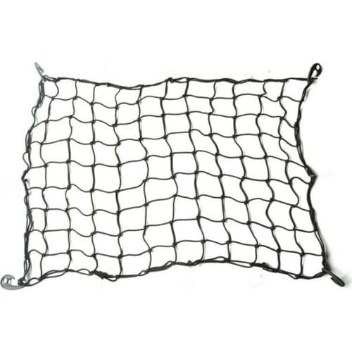 Car Luggage Rack Net Off-road Top Frame Net Pocket Fixed Net Cover Elastic Rubber Durable Net Rope Strap 90x90cm