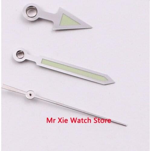 Watch Hands green luminous for eta 2836;8215;DG2813 Automatic mechanical movement mens watch