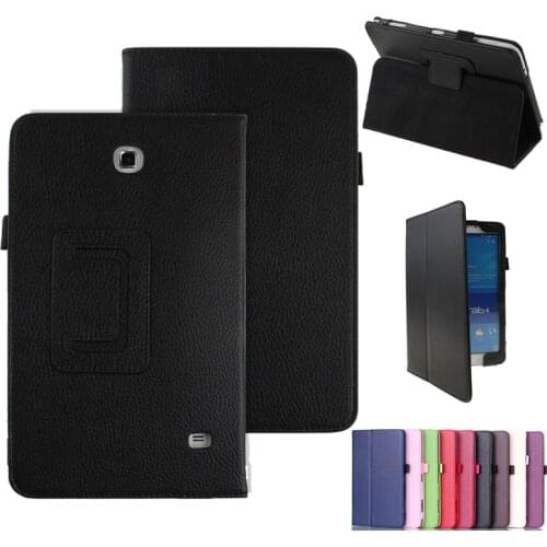 Folio Stand Coque for Samsung Galaxy Tab 4 8.0 SM-T330 T331 Case Magnetic Smart PU Auto-Sleep for Samsung Tab 4 T330 T331 Cover