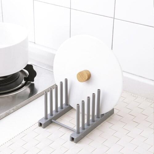 Kitchen Dishes Plate Storage Holder Pot Cover Kitchen Storage Stand Drain Rack Best Price