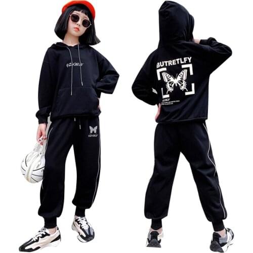 2020 kid baby girl clothes Autumn winter hoodies t shirt + Skinny pants tracksuit Children tracksuit 4 5 6 7 8 9 10 11 12 year