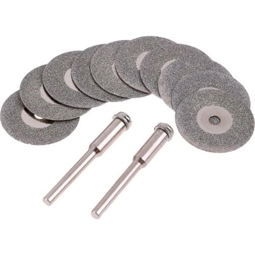 10Pcs Diamond Cutting Wheel Saw Blades Cut Off Discs For Rotary Power Tool New 22mm