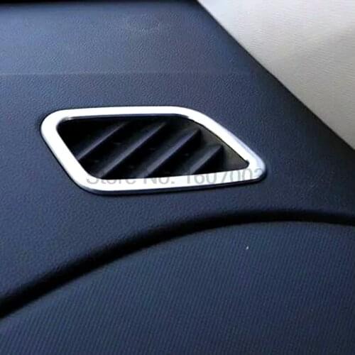 For Hyundai Creta IX25 2014 2015 2016 Matte Chrome Car Interior Air Condition A/C Vent Outlet Molding Trim Cover Accessorie