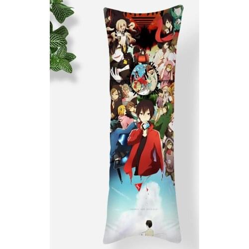 Home Decor Kagerou Project Body Pillow Case 3D Double-Sided Print Silk Smooth Soft Fabric Pillow Cover For Boys Girls Gift 0531