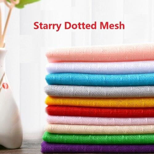 Gypsophila Spot Net Yarn Bigger Soft Mesh Tutu Veil Fabric Veil Curtain Handmade DIY Quality Skinfriendly Breathable Comfortable