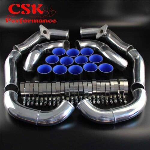 Racing Turbo Intercooler Piping Kit Fits For Nissan GT-R R35 VR38DET VR38 09-15 Black / Blue / Red