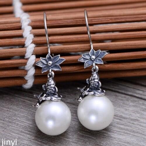 KJJEAXCMY Pearl Earrings
