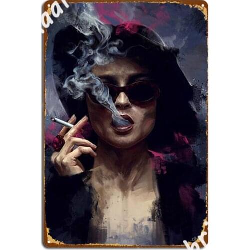 Marla Singer Metal Signs Club Club Bar Printing Plates Metal Posters