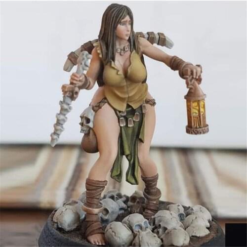 30mm Scale Model Resin Kit War Survivor Assembly Models Figure Resin Kit Model Colorless Self-Assembled Toy