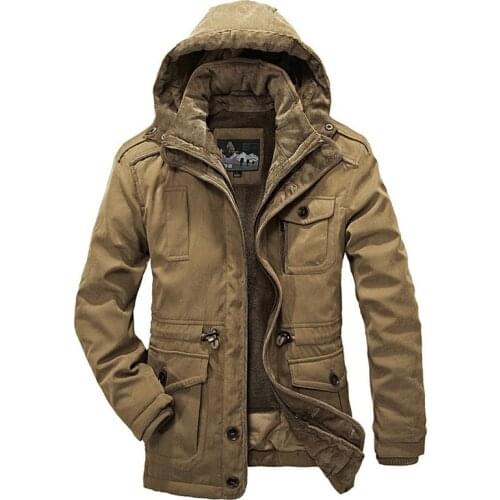 Hot Winter Jacket Men Thicken Warm Minus 40 Degrees Cotton-Padded Jackets Mens Hooded Windbreaker Parka Plus size 4XL Coats