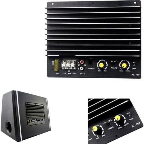 Car Amplifier Board 12V 200W Car Heavy Bass Auto Audio function HiFi High Power Subwoofer Hot Selling 1*1000W 30-280KHz
