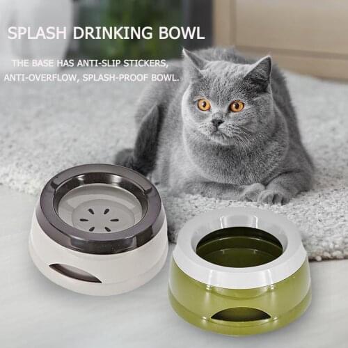 Pet Dog Drinking Bowl Puppy Cats Food Drink Water Feeder Non-slip Feeding Dishes Compact and Portable Carry Convenient