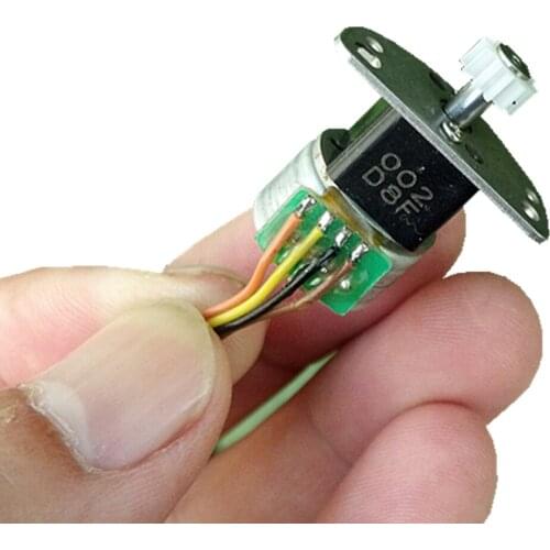 15mm Micro DC 2 Phase 4 Wire Precision Stepper Motor Mini Planetary Geared Motor Metal Gear Box 1:33