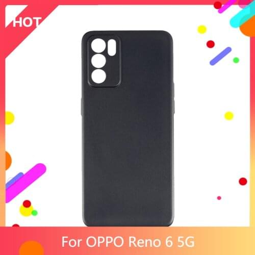 Reno 6 5G Case Matte Soft Silicone TPU Back Cover For OPPO Reno 6 5G Phone Case Slim shockproof