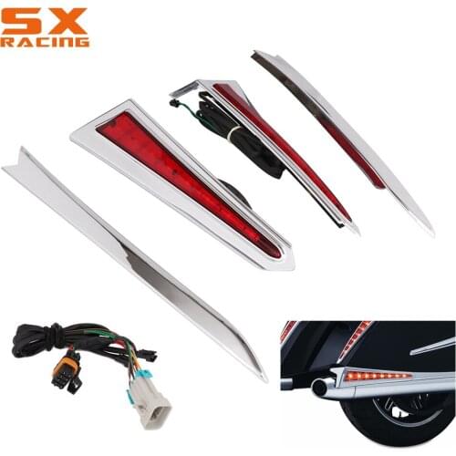 Motorcycle Saddlebag LED Lights For Victory X Country Tour 2012 2013 2014 2015 2016 2017