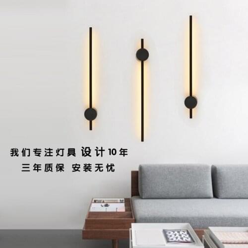 Lamp Real Arts And Design Strip Bedside Wall Lamp Concise Originality Stairs Wall Led Energy-saving Lamp industrial decor