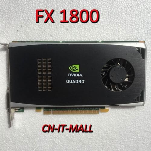 Quadro FX1800 FX 1800 768MB Dual Displayport DVI PCI-E 2.0 Video Card