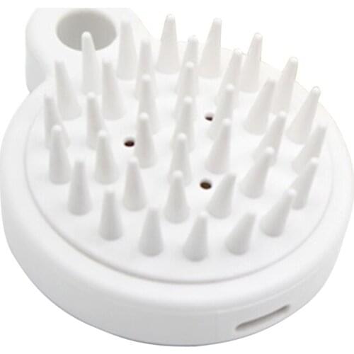 Pointed Tip Silicone Scalp Massage Comb Shampoo Massage Brush Head Acupoint Therapy Comb Care Hair Washing Brush C1FF