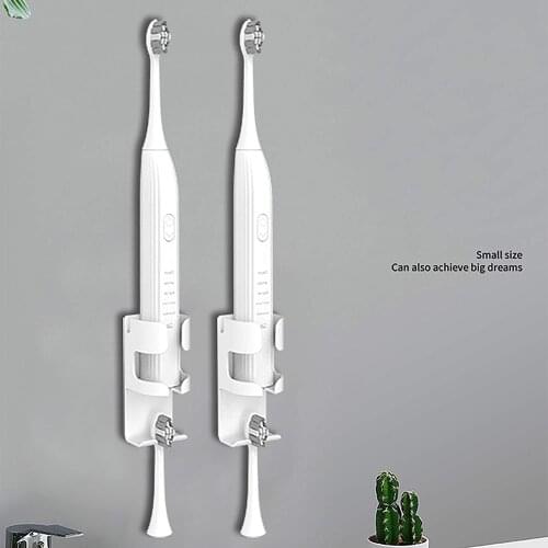 1Pcs Electric Toothbrush Holder Wall-Mount Creative Traceless Stand Rack Keep Dry Tooth Brush Holder Bathroom Accessories
