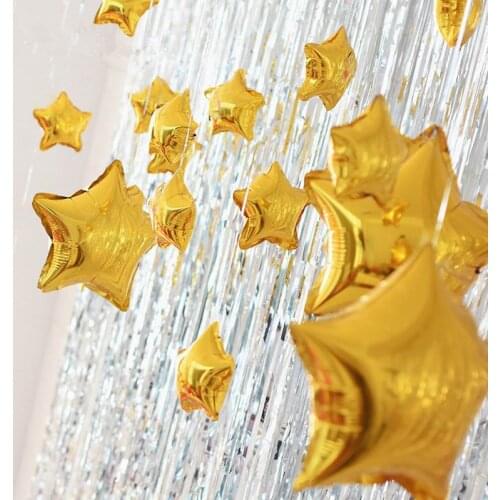 10pcs 10 inch Five-pointed star foil balloon baby shower childrens birthday party wedding decor supplies kids balloons globos