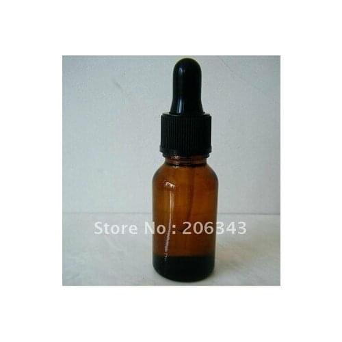 20ml brown/green/blue essential oil bottle with black cap+silicon/glass dropper for cosmeticl packaging