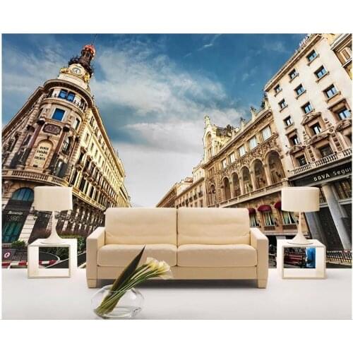 3d photo wallpaper custom mural New York street architecture landscape background home decor living room wallpaper for walls 3 d